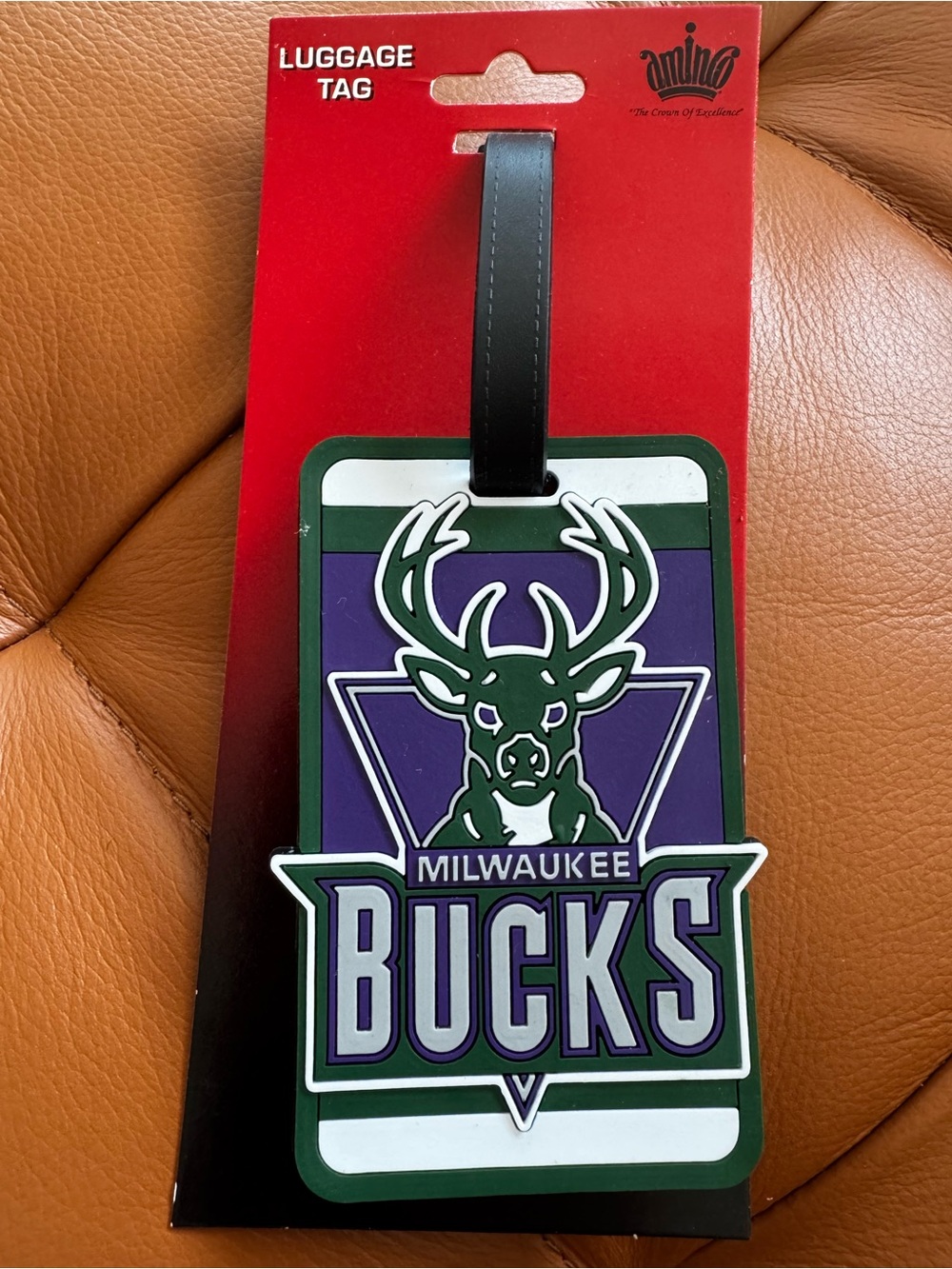 2001 Milwaukee Bucks Luggage Tag